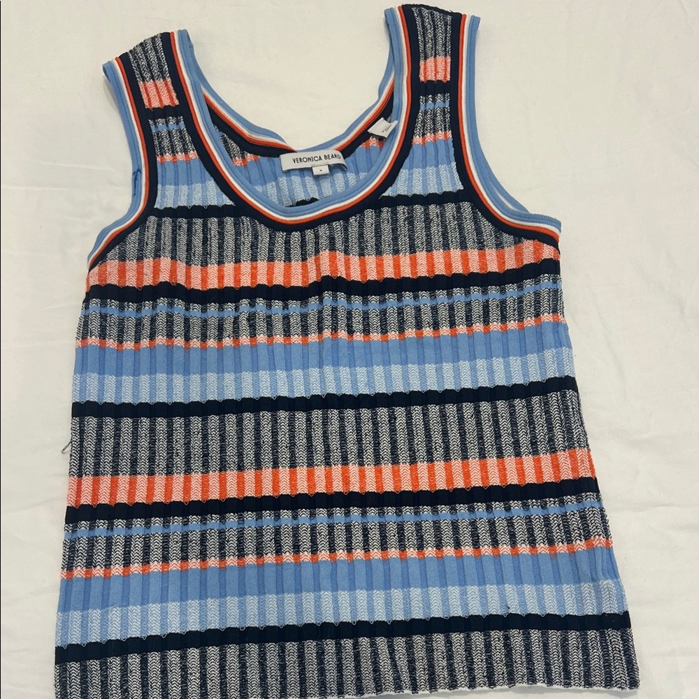 Veronica Beard Multicolor Striped Tank Top